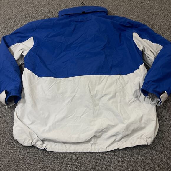 Vintage Tommy Hilfiger Jacket Mens Size XXL Hoodie Blue Windbreaker Snow Ski Y2K - Picture 9 of 14